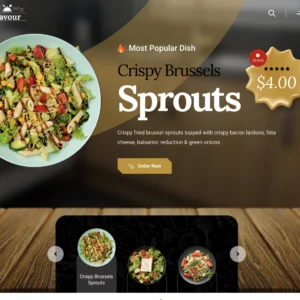 Modern Restaurant & Dining - WordPress Website