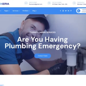 Plumber Services - WordPress Website