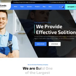Plumbing & Repair Services - WordPress Website