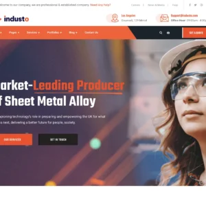 Sheet Metal Manufacturing - WordPress Website