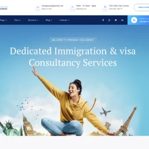 Travel & Tourism Visa Consultant - WordPress Website