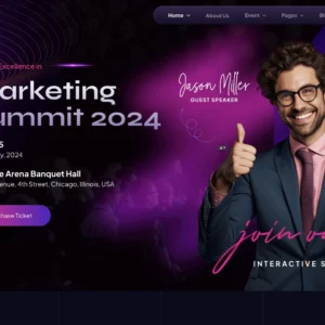 Marketing Conference Event - WordPress Website