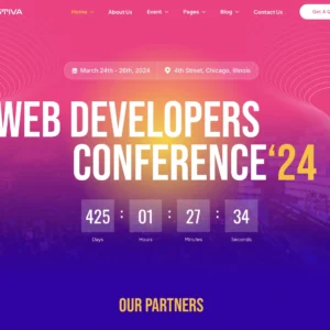 Web Developers Conference - WordPress Website