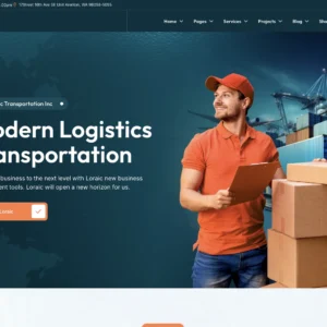 Modern Logistics Solutions - WordPress Website