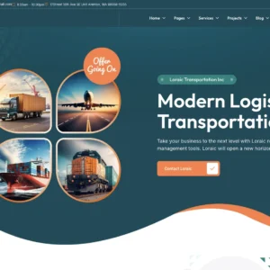 Multi-Modal Logistics Company - WordPress Website