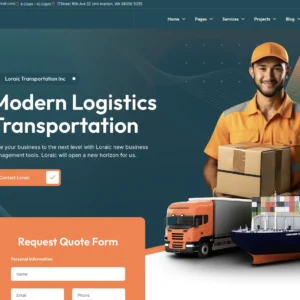Express Delivery & Shipping - WordPress Website
