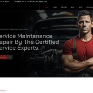 Automobile Repair & Detailing - WordPress Website