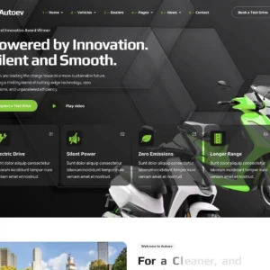 Green Mobility Launch - WordPress Website