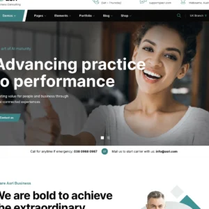 Business Consulting Firm - WordPress Website
