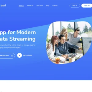 Startup App Promo - WordPress Website