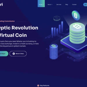 Crypto & Blockchain - WordPress Website