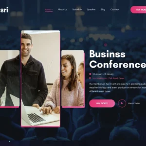 Business Conference - WordPress Website