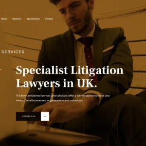Lawyer & Legal Services - WordPress Website