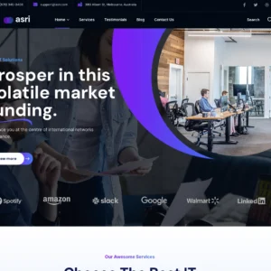 IT Solutions & Services - WordPress Website