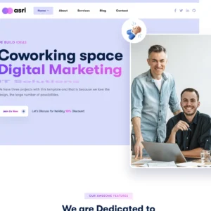 Startup Creative Agency - WordPress Website