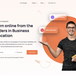 Business Education Courses - WordPress Website