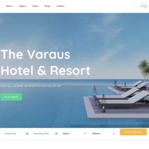 Hotel & Resort Booking - WordPress Website
