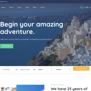 Beachside Hotel Booking - WordPress Website