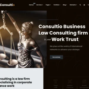 Modern Legal Services - WordPress Website