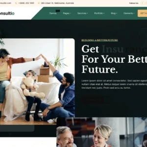 Premium Insurance Plans - WordPress Website