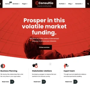 Corporate Advisory Hub - WordPress Website