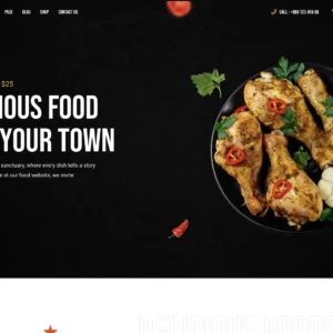 Fast Food Express - WordPress Website