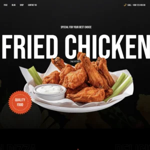Crispy Fried Chicken - WordPress Website