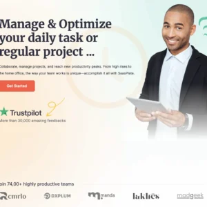 Time Tracker Software Landing - WordPress Website