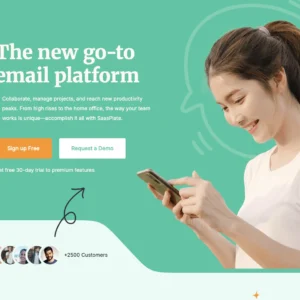 Email Marketing Landing - WordPress Website