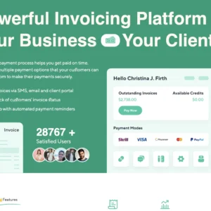 Invoice App Landing - WordPress Website