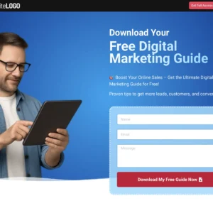 E-Book Download Landing - WordPress Website