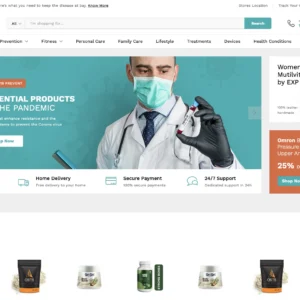 Medical Supplies Store - WordPress Website