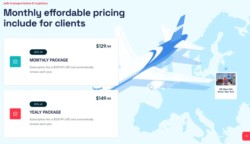 logistics-pricing-plan-airfreight-packages
