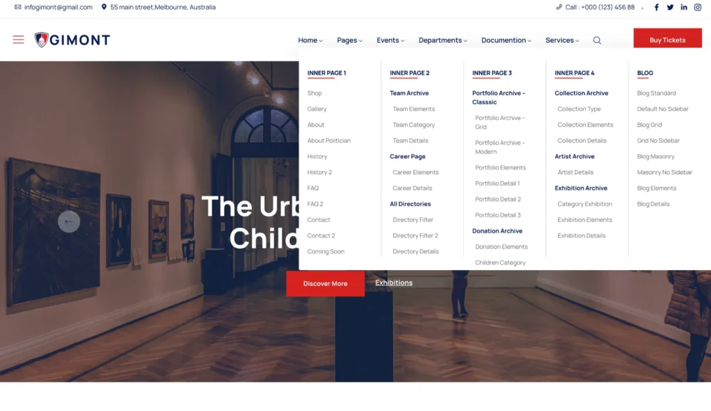 wordpress-city-municipality-navigation-footer