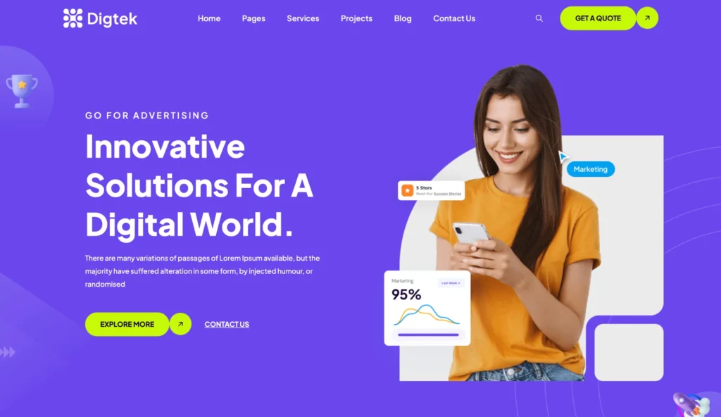 wordpress-digital-agency-hero-section