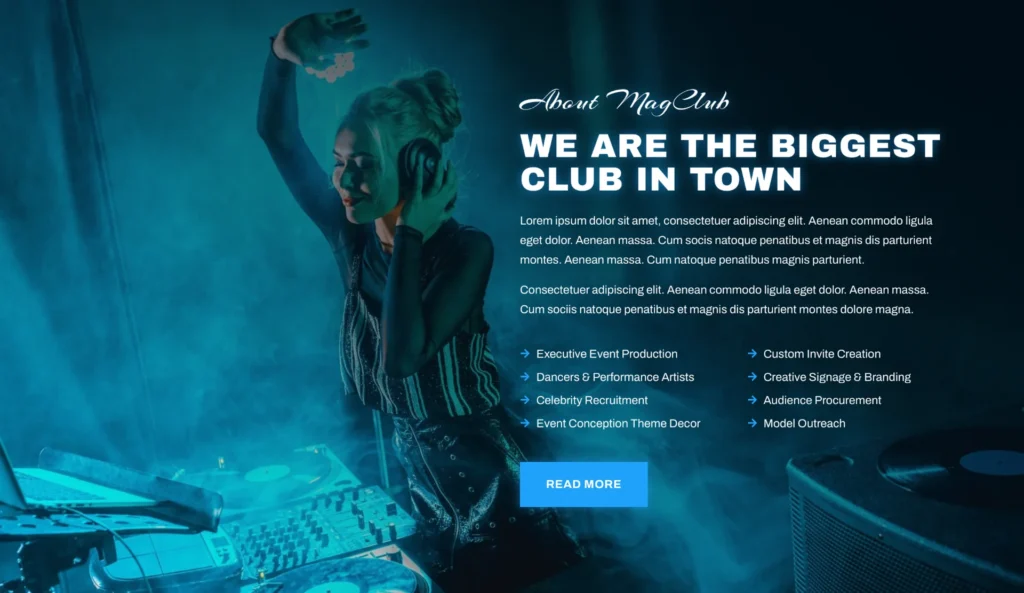 wordpress-dj-about-promo-section