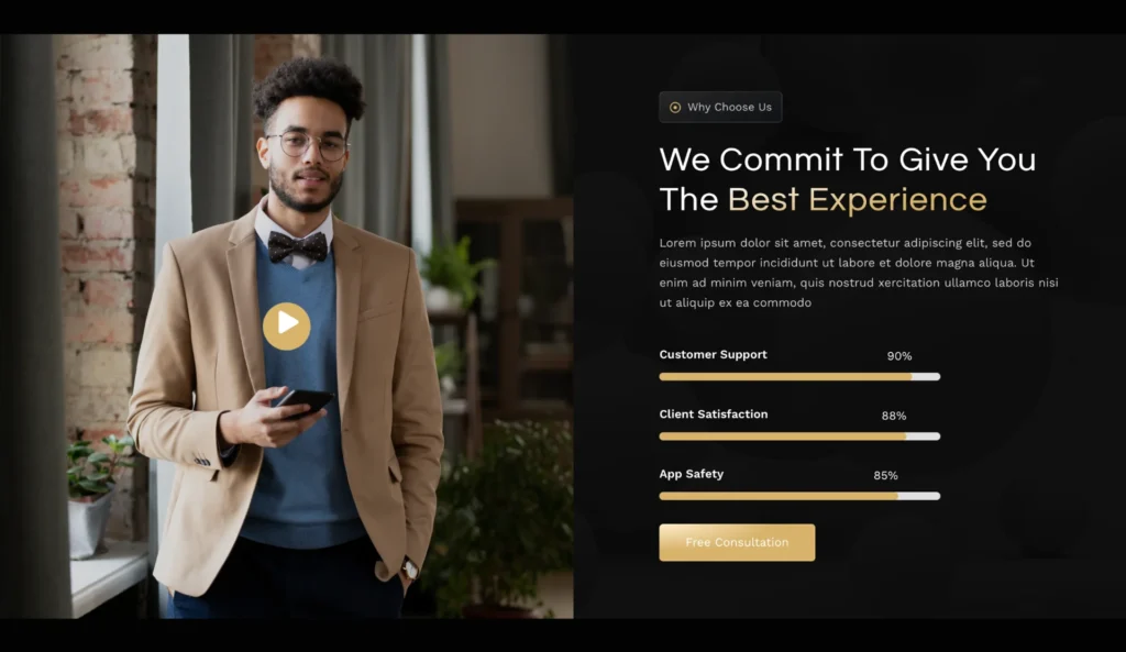 wordpress-finance-video-stats-section