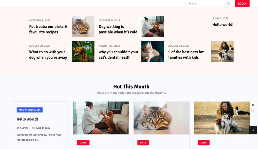 wordpress-pets-theme-parrot-highlight