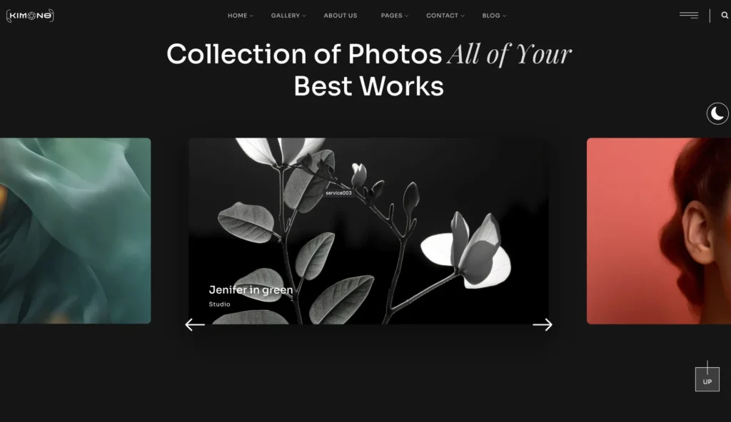 wordpress-photo-collection-slider-section