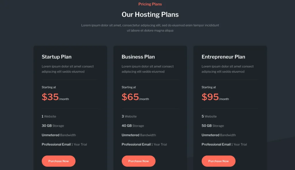 wordpress-pricing-plans-section-hosting